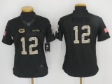 Packers Women's football jersey RODGERS 12