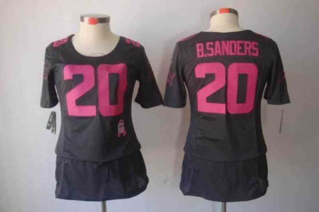 Lions Women's football jersey B.SANDERS 20 black