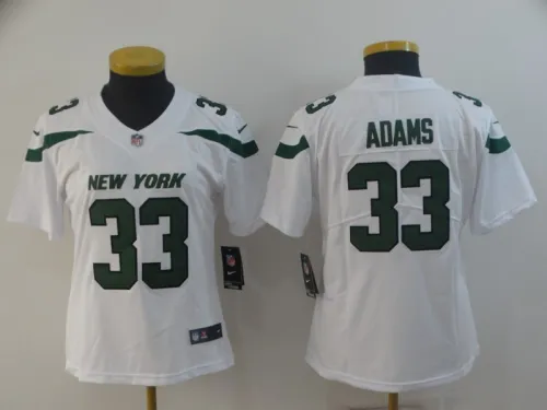 Jets Women's football jersey ADAMS 33 new second generation