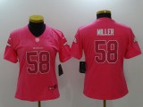 Broncos Women's football jersey MILLER 58