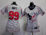 Texans Women's football stripe jersey WATT 99