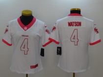 Texans Women's football jersey WATSON 4 white