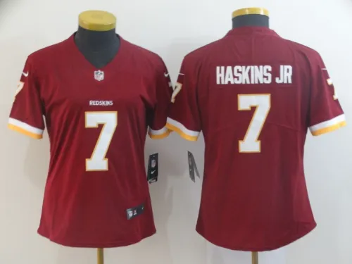 Redskins Women's football jersey HASKINS JR 7 second generation