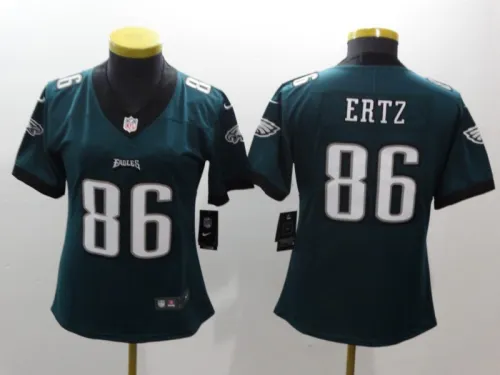 Eagles Women's football jersey ERTZ 86 blue