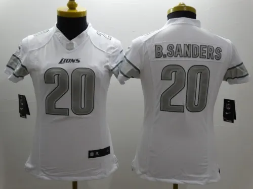 Lions Women's football jersey B.SANDERS 20 white