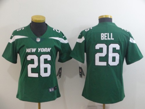 Jets Women's football jersey BELL 26 new second generation
