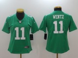 Eagles Women's football jersey WENTZ 11 grass green