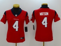 Texans Women's football jersey WATSON 4 red