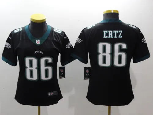 Eagles Women's football jersey ERTZ 86 black