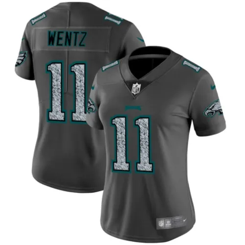 Eagles Women's football jersey WENTZ 11 gray