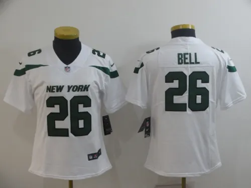 Jets Women's football jersey BELL 26 new second generation