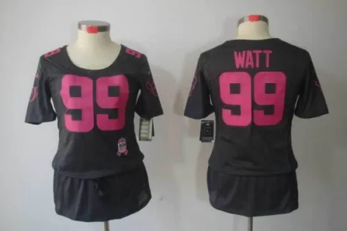 Texans Women's football jersey WATT 99