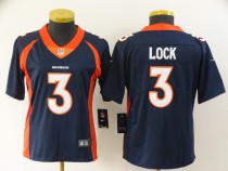 Broncos Women's football jersey LOCK 3 black second generation