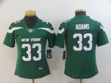 Jets Women's football jersey ADAMS 33 new second generation