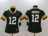 Packers Women's football jersey RODGERS 12