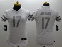 Bears Women's football jersey JEFFERY 17 pure white