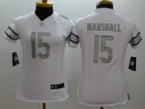 Bears Women's football jersey MARSHALL 15 pure white