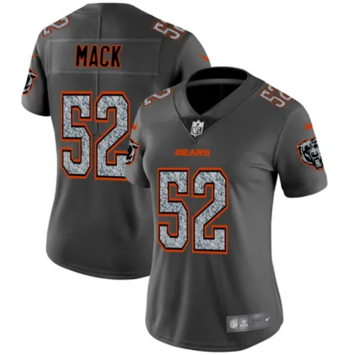 Bears Women's football jersey MACK 52 gray edition