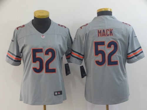 Bears Women's football jersey MACK 52 reverse second generation