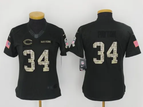 Bears Women's football jersey PAYTON 34