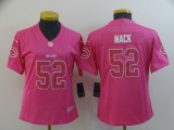 Bears Women's football jersey MACK 52 pink