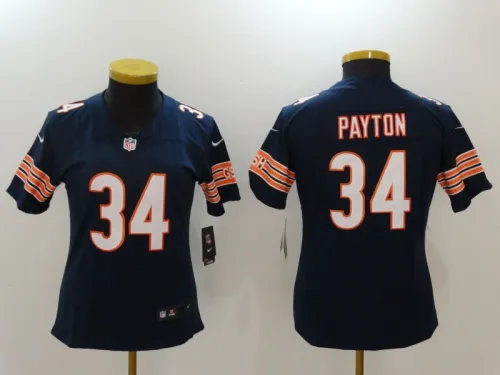 Bears Women's football jersey PAYTON 34 second generation