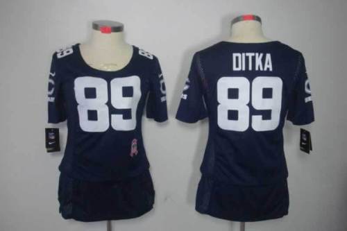 Bears Women's football jersey DITKA 89 blue