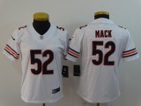 Bears Women's football jersey MACK 52 white second generation