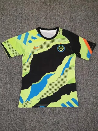 22-23 Thai version inter green with black training jersey Soccer Jersey football shirt