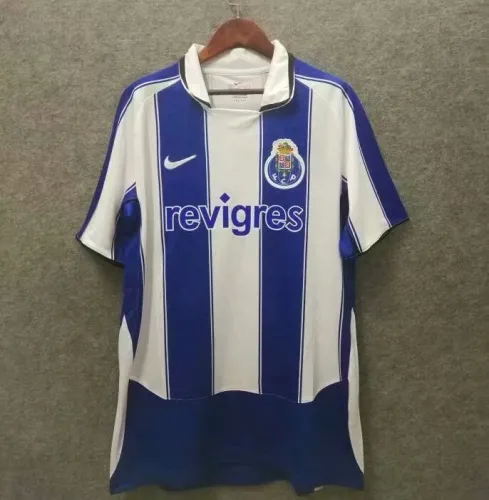 Adult Thai version Porto retro blue soccer jersey football shirt