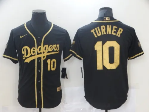 2022 Men's Los Angeles Dodgers TURNER 10 black MLB Jersey