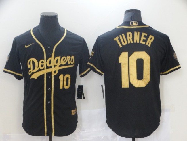 2022 Men's Los Angeles Dodgers TURNER 10 black MLB Jersey
