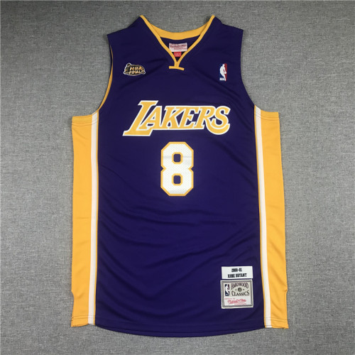 20/21 New Men Los Angeles Lakers Bryant 8 final version purple basketball jersey