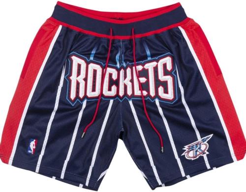 20/21 New Men Rockets blue pocket edition basketball shorts