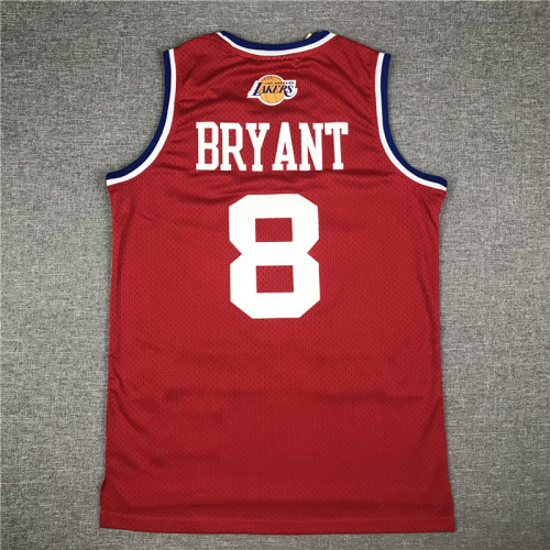 03 Adult Los Angeles Lakers Kobe Bryant basketball retro jersey shirt Bryant 8