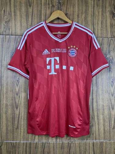 Retro 13-14 Bayern final version home red soccer jersey football shirt