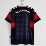 Retro 97-99 Bayern home dark blue soccer jersey football shirt