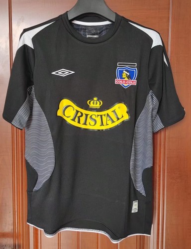Retro 2006 Colo-Colo away black soccer jersey