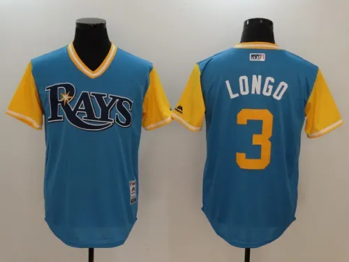 Men's Tampa Bay Rays LONGO 3 MLB Jersey