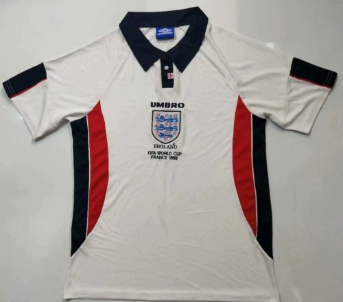 1998 Adult Thai version England  retro soccer jersey football shirt