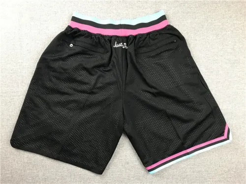 Adult All-Star pocket edition heat city edition black basketball shorts