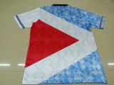 Retro 1990 England world cup blue with white soccer jersey football shirt