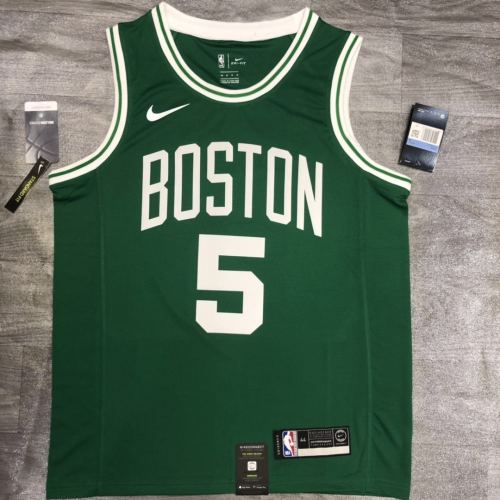 Retro Men Celtics Garnett 5 green basketball jersey