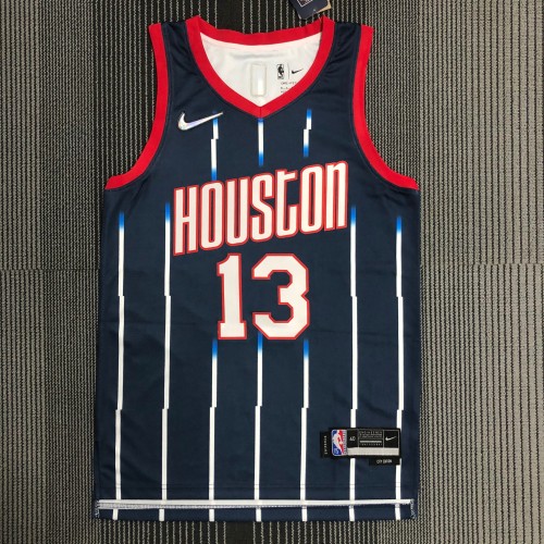 22 season Houston Rockets City version HARDEN 13 basketball jersey