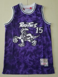 20/21 New Men Toronto Raptors Carter 15 purple constellation  basketball jersey shirt