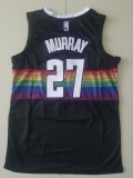 20/21 New Men Denver Nuggets Murray 27 black city version basketball jersey