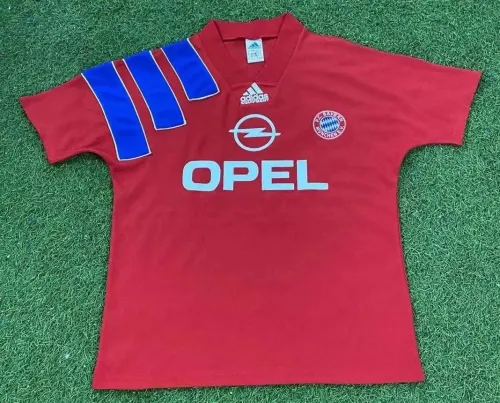 Retro 91-93 Bayern home red soccer jersey football shirt
