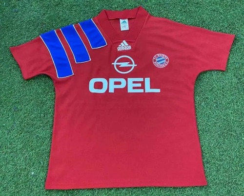 Retro 91-93 Bayern home red soccer jersey football shirt