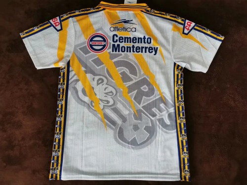 Retro 97-98 Tigres grey  soccer jersey football shirt