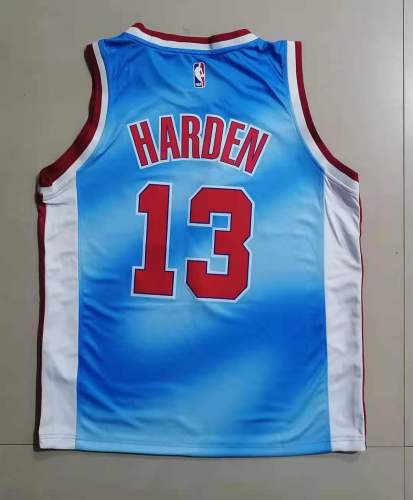 20/21 New Men Brooklyn Nets Harden 13 blue basketball jersey shirt L020#